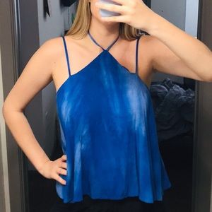 Blue Halter Tank